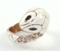 Elegant mini snake vintage chic ring