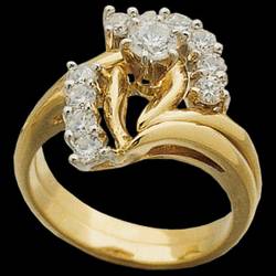 1/2 CT TW Diamond Engagement Ring