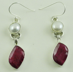 Pearl Solid Silver Earring