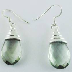 Formal Solid Silver Earring