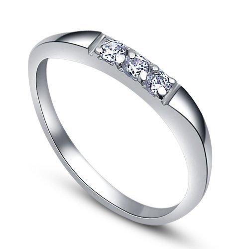 Silver Diamond Rings